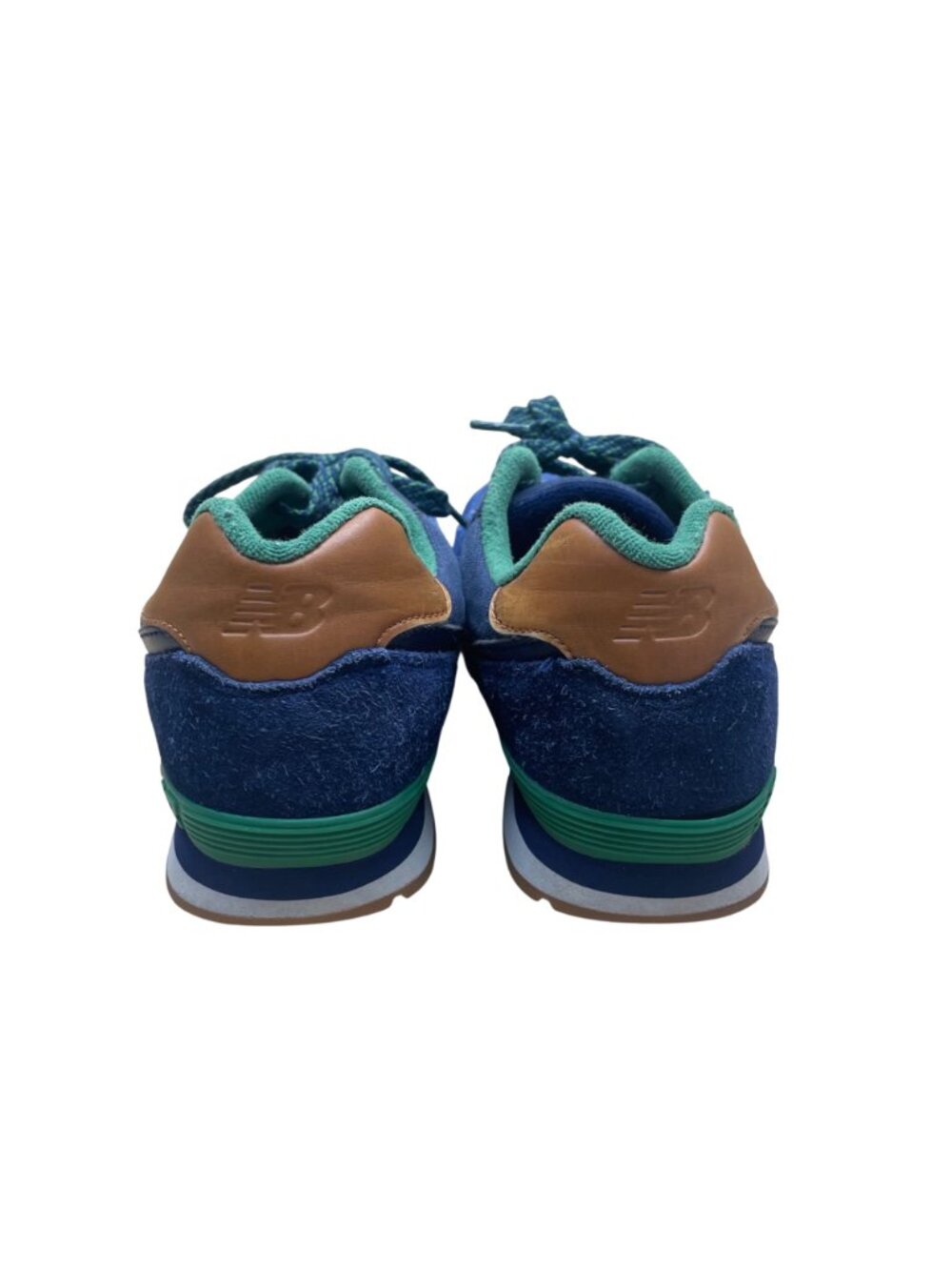 New Balance Boys Blue/Green Suede Lace-Up 574 Athletic Sneakers Size 7 - Picture 5 of 8